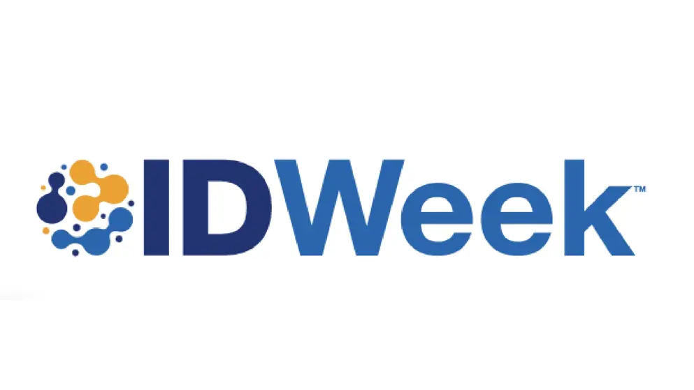 ID Week 2025, Blue writing, yellow and blue logo